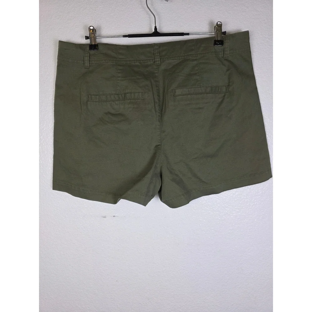 Universal Thread Womens Olive Green High-Rise Utility Shorts Size 16